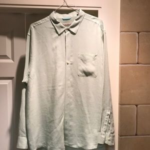 Tommy Bahama XL long sleeve lime green shirt.